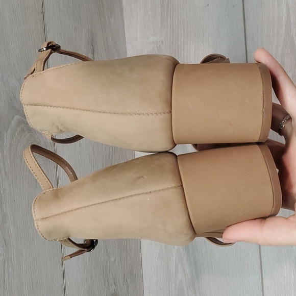 Steve Madden Women Irenee Leather Ankle Heels Sandals shoes sz 10 - Picture 7 of 11